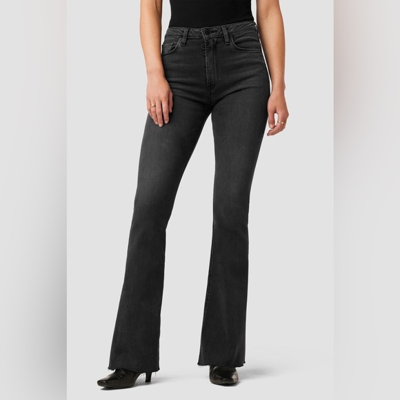 Hudson Black Holly High-Rise Flare Jeans |Size 30| - Picture 3 of 15